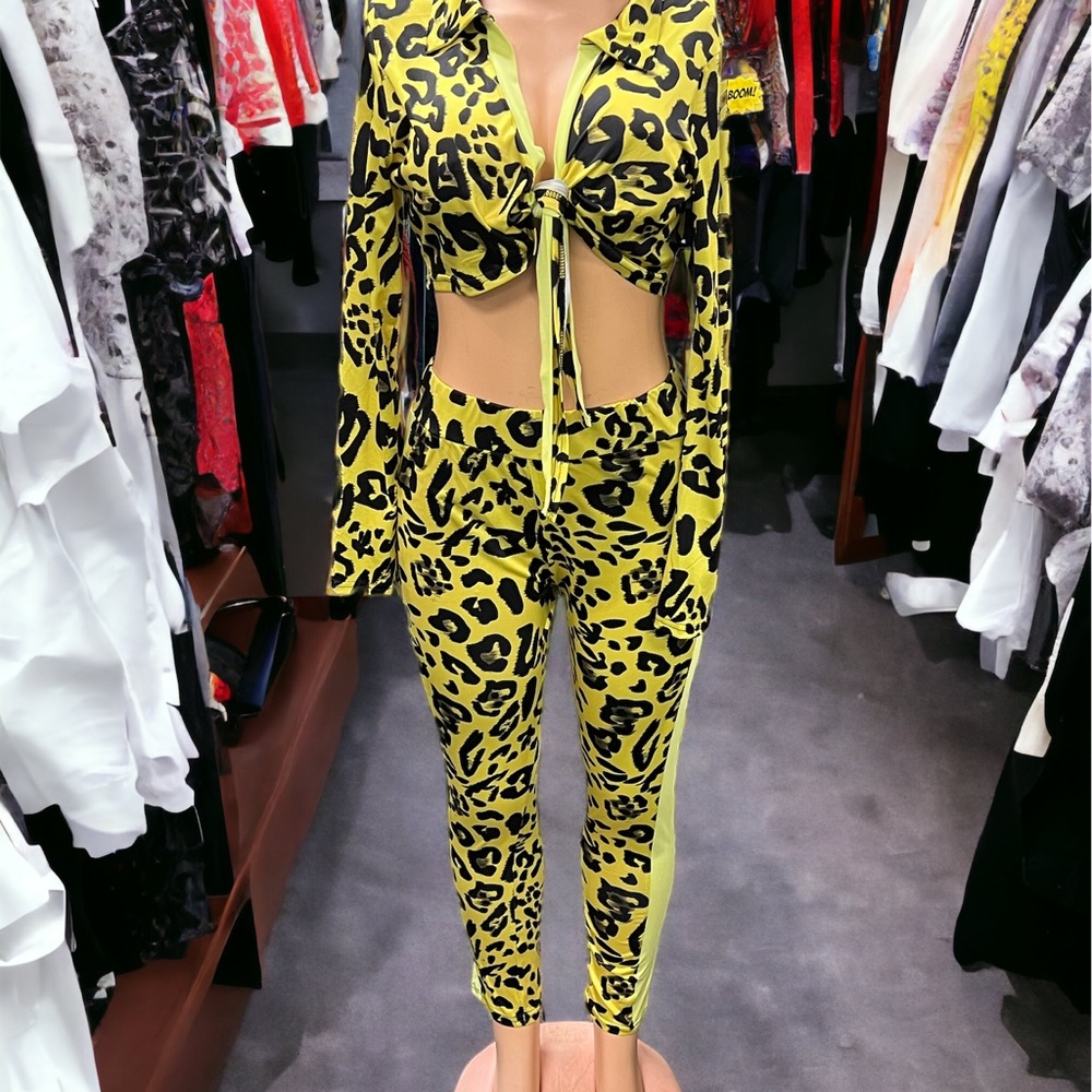 bad and boujee leopard print jumpsuits